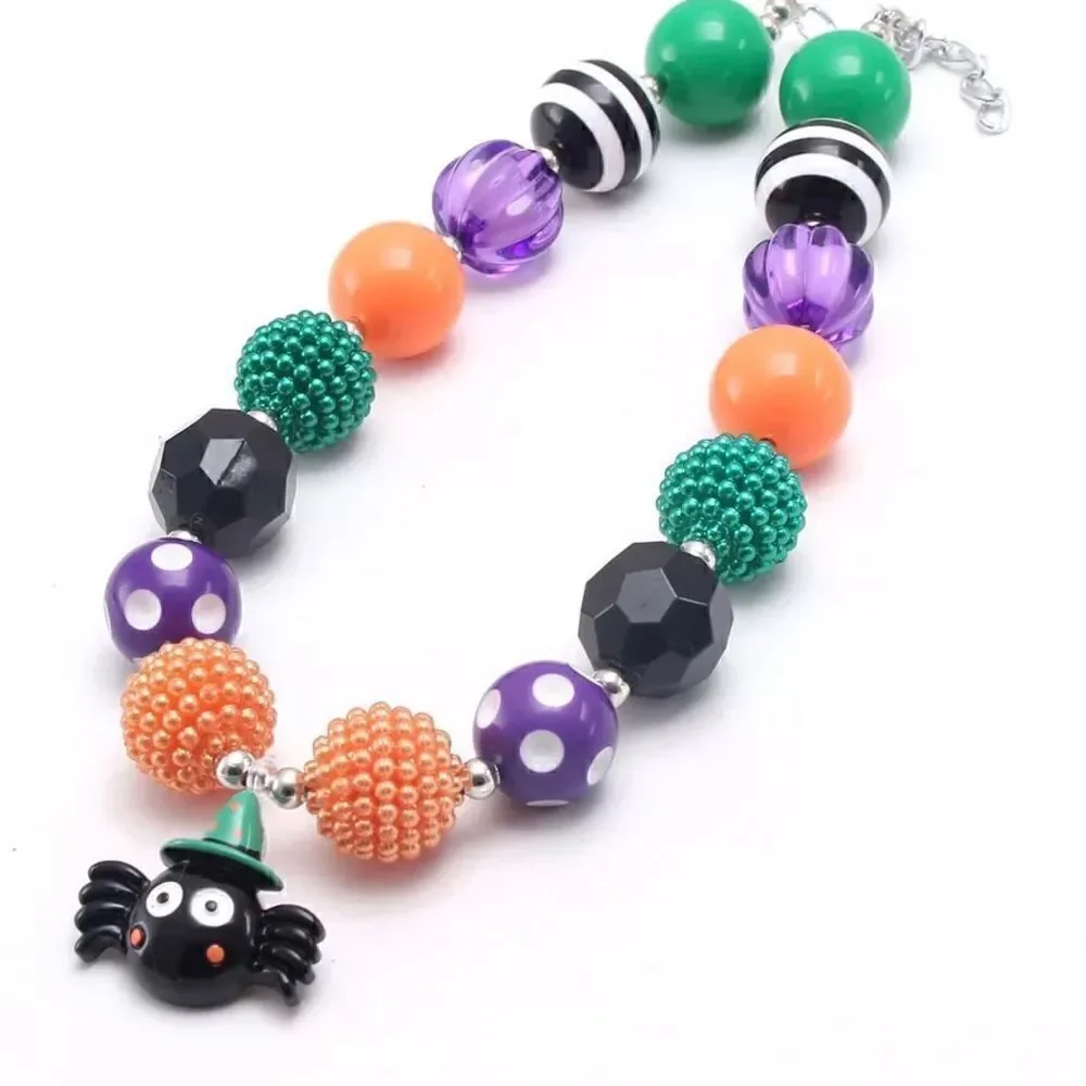 Brand New Girls Fall Chunky Beaded Necklace